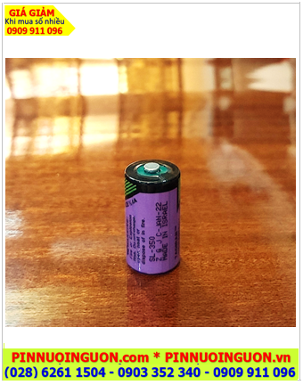 Tadiran SL-350, Pin nuôi nguồn PLC Tadiran SL-350 lithium 3.6v 1/2AA 1200mAh /Made in Israel